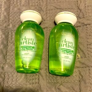 Loreal clean artiste makeup remover (set of 2)